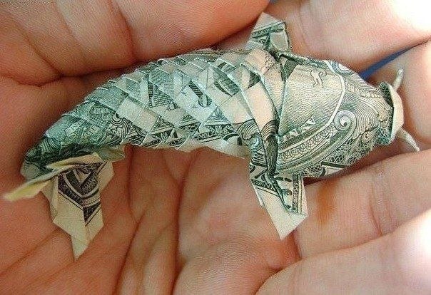 Это денежная рыбка. Она принесёт много денег каждому.