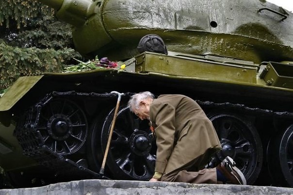 Ветеран нашел свой танк, на котором он прошел всю войну.